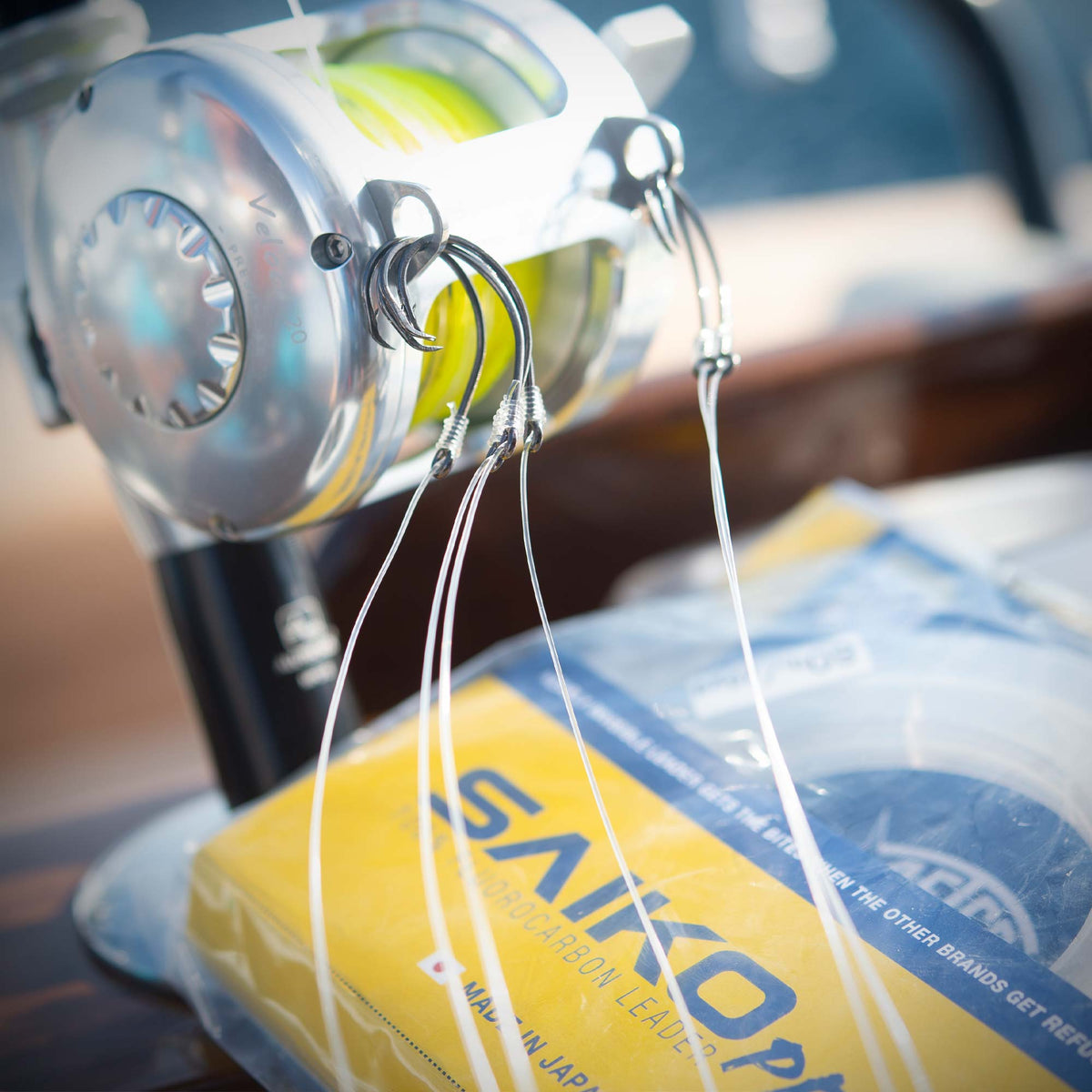 Clear Saiko Pro 100% Fluorocarbon Leader / AFTCO Top Pick