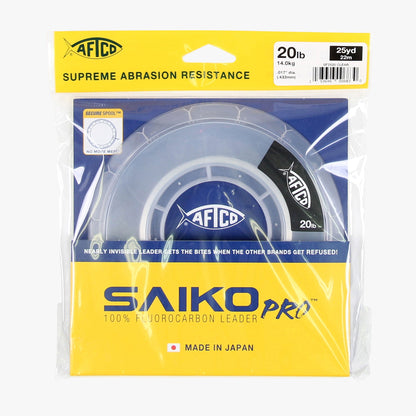 Clear Saiko Pro 100% Fluorocarbon Leader / AFTCO Top Pick