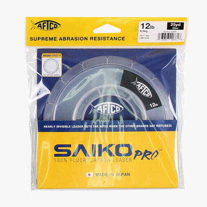Clear Saiko Pro 100% Fluorocarbon Leader / AFTCO Top Pick