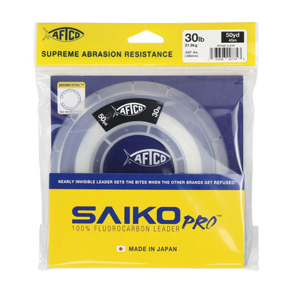 Clear Saiko Pro 100% Fluorocarbon Leader / AFTCO Top Pick