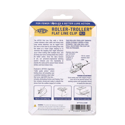 Black Roller-Troller Flat Line Clips / AFTCO Smart Buy