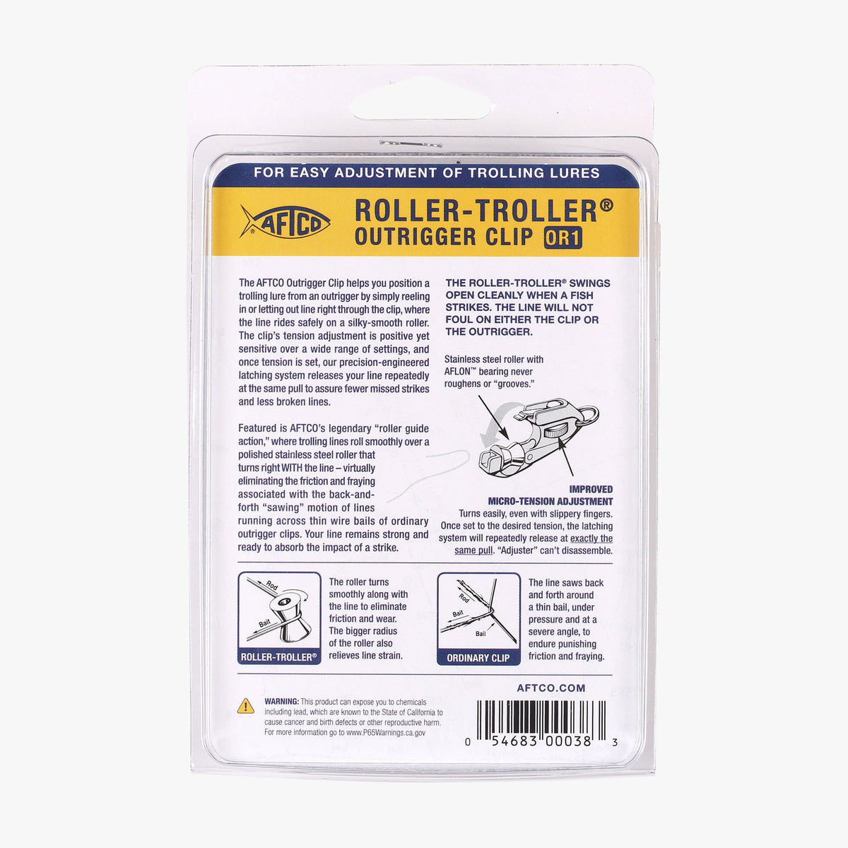 Black Roller-Troller Outrigger Clips / AFTCO Featured