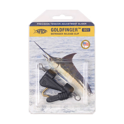 Black Goldfinger Outrigger Clip / AFTCO Exclusive