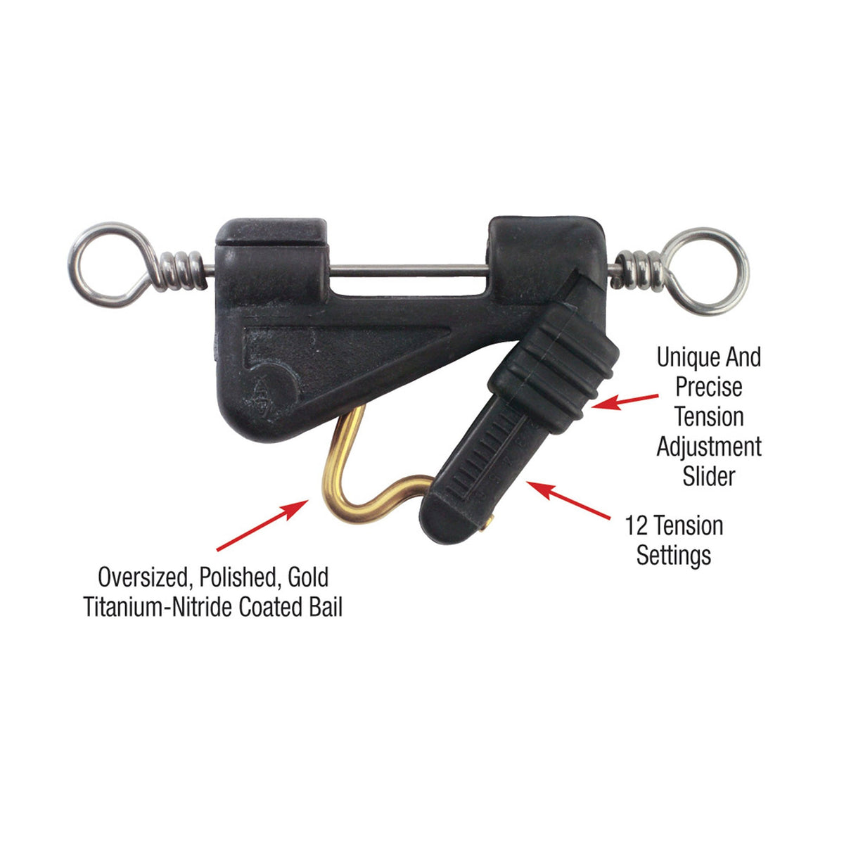 Black Goldfinger Outrigger Clip / AFTCO Exclusive