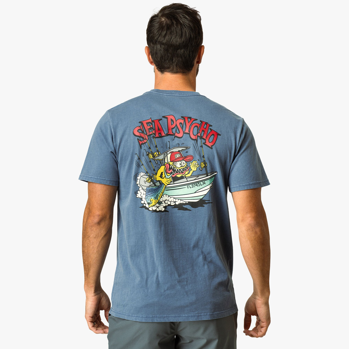 Bering Sea Sea Psycho Short Sleeve Fishing T-Shirt / AFTCO Premium