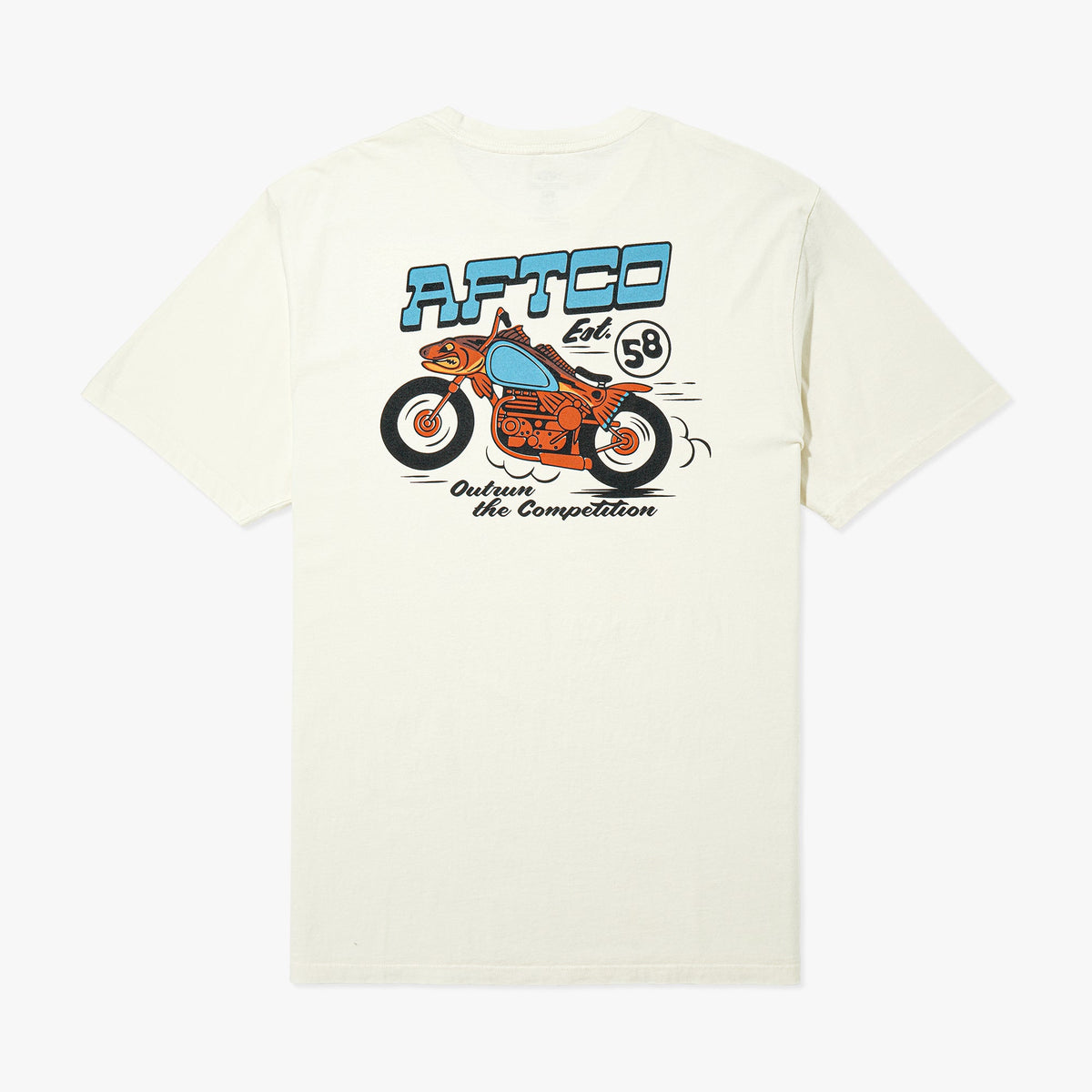 Cream Competition Short Sleeve Fishing T-Shirt / AFTCO Trending