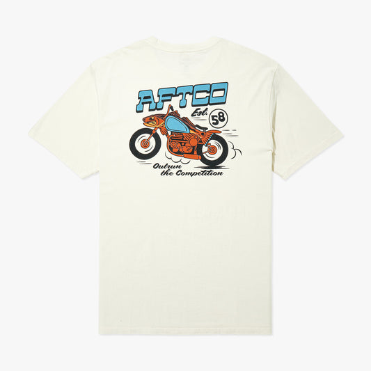 Cream Competition Short Sleeve Fishing T-Shirt / AFTCO Trending