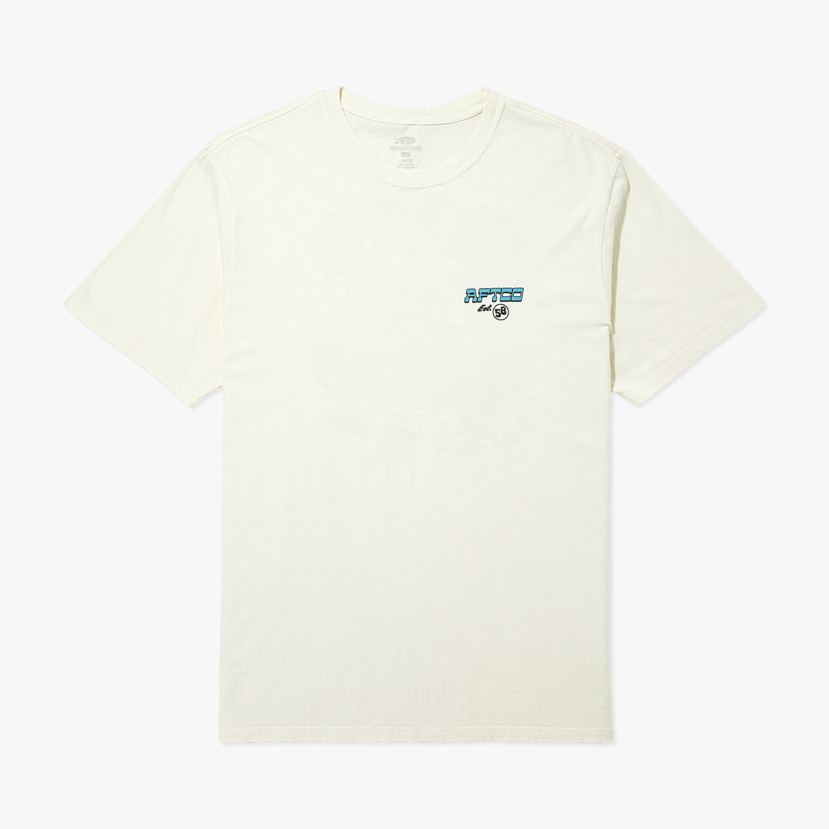 Cream Competition Short Sleeve Fishing T-Shirt / AFTCO Trending