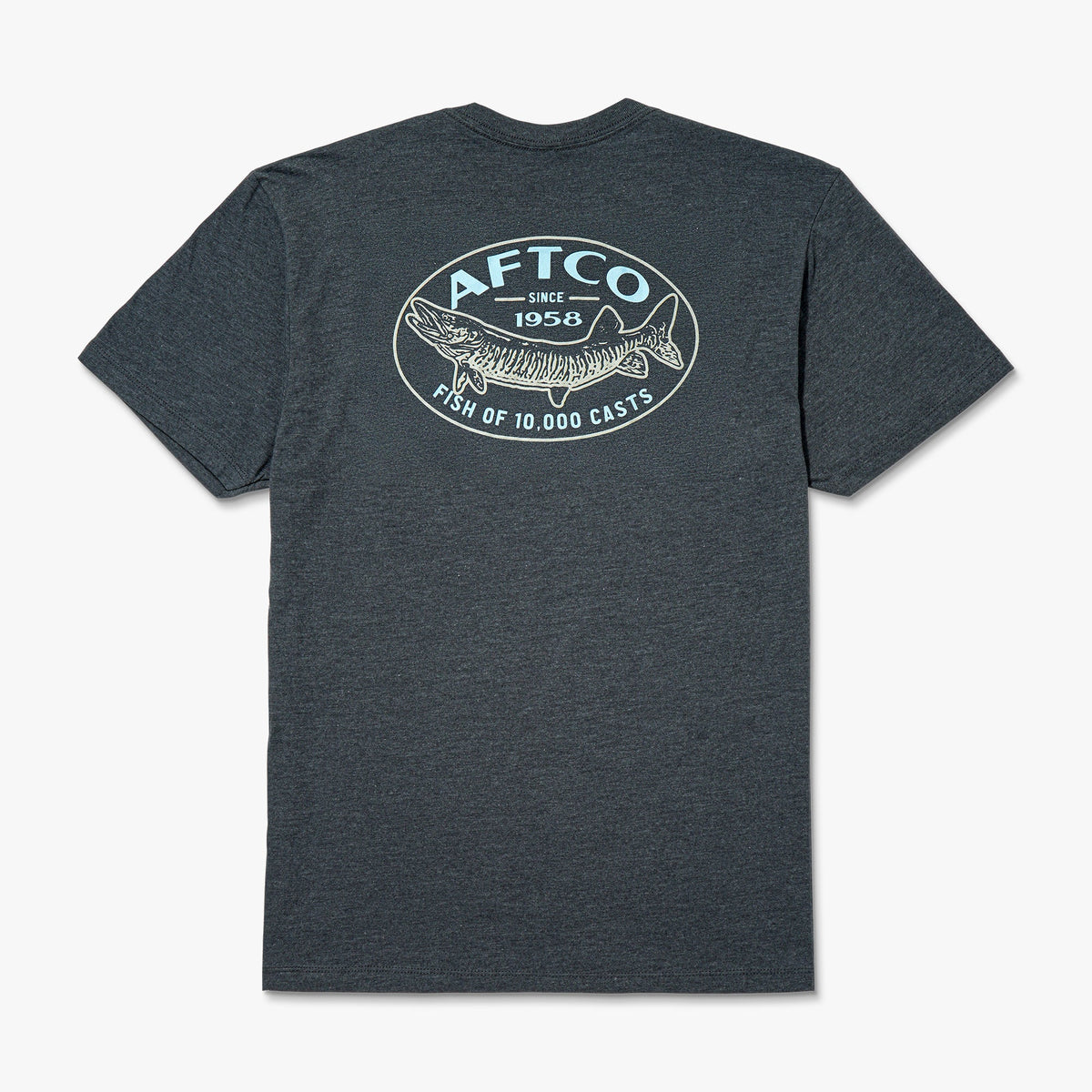 Charcoal Heather Thrasher Short Sleeve Men's Fishing T-Shirt / AFTCO Trending