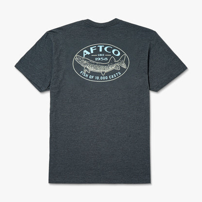 Charcoal Heather Thrasher Short Sleeve Men's Fishing T-Shirt / AFTCO Trending