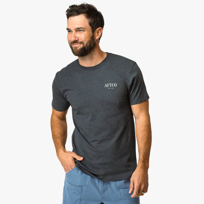 Charcoal Heather Thrasher Short Sleeve Men's Fishing T-Shirt / AFTCO Trending