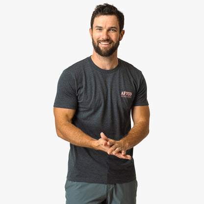 Charcoal Heather Thrasher Short Sleeve Men's Fishing T-Shirt / AFTCO Trending