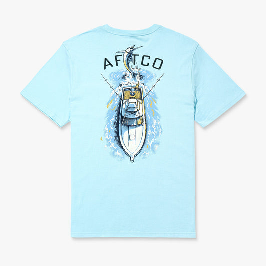 Clearwater Top View SS Boating T-Shirt / AFTCO Essential