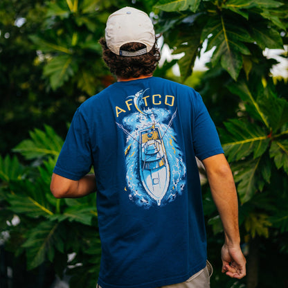 Clearwater Top View SS Boating T-Shirt / AFTCO Essential