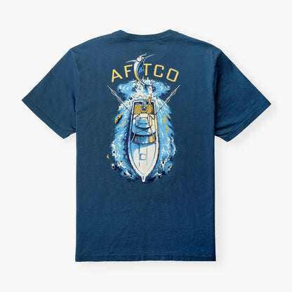 Clearwater Top View SS Boating T-Shirt / AFTCO Essential