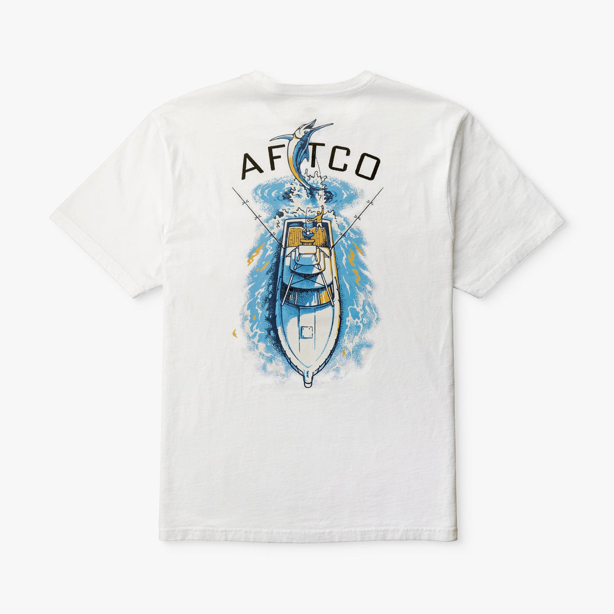 Clearwater Top View SS Boating T-Shirt / AFTCO Essential