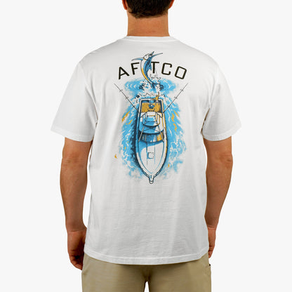 Clearwater Top View SS Boating T-Shirt / AFTCO Essential