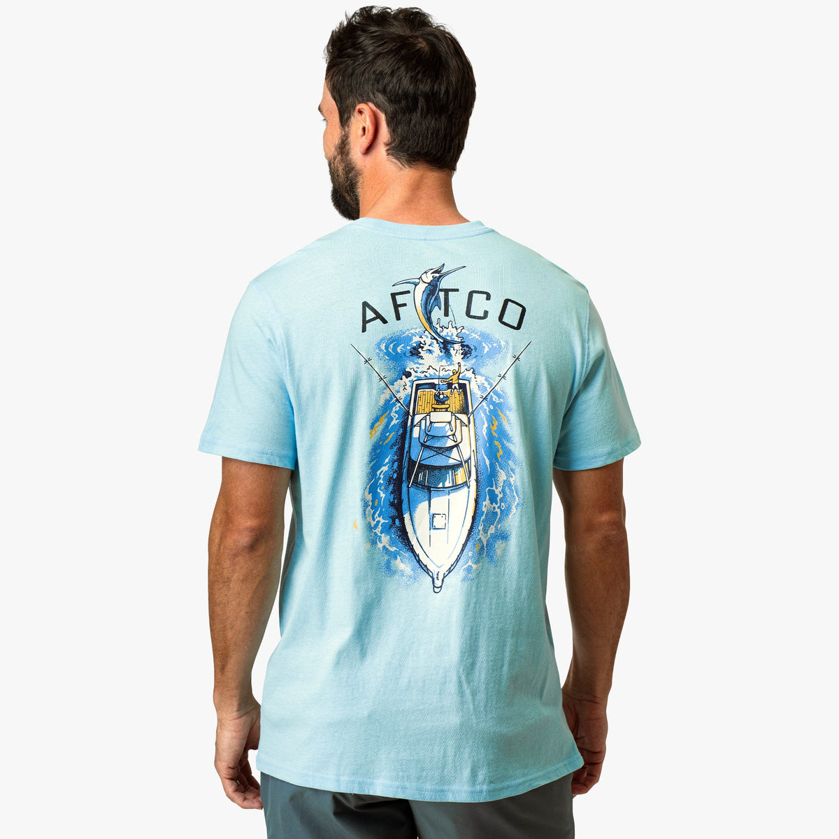 Clearwater Top View SS Boating T-Shirt / AFTCO Essential
