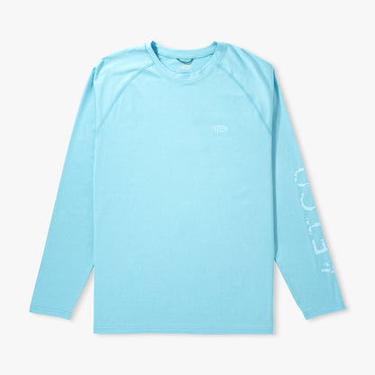Splish Splash Heather Big Guy Samurai LS Performance Shirt / AFTCO Special Offer
