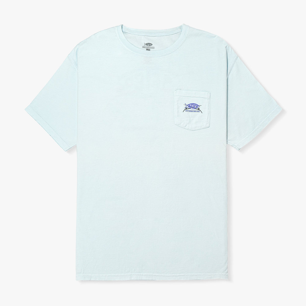Sky Blue 80's Offshore Fishing T-Shirt / AFTCO Quality