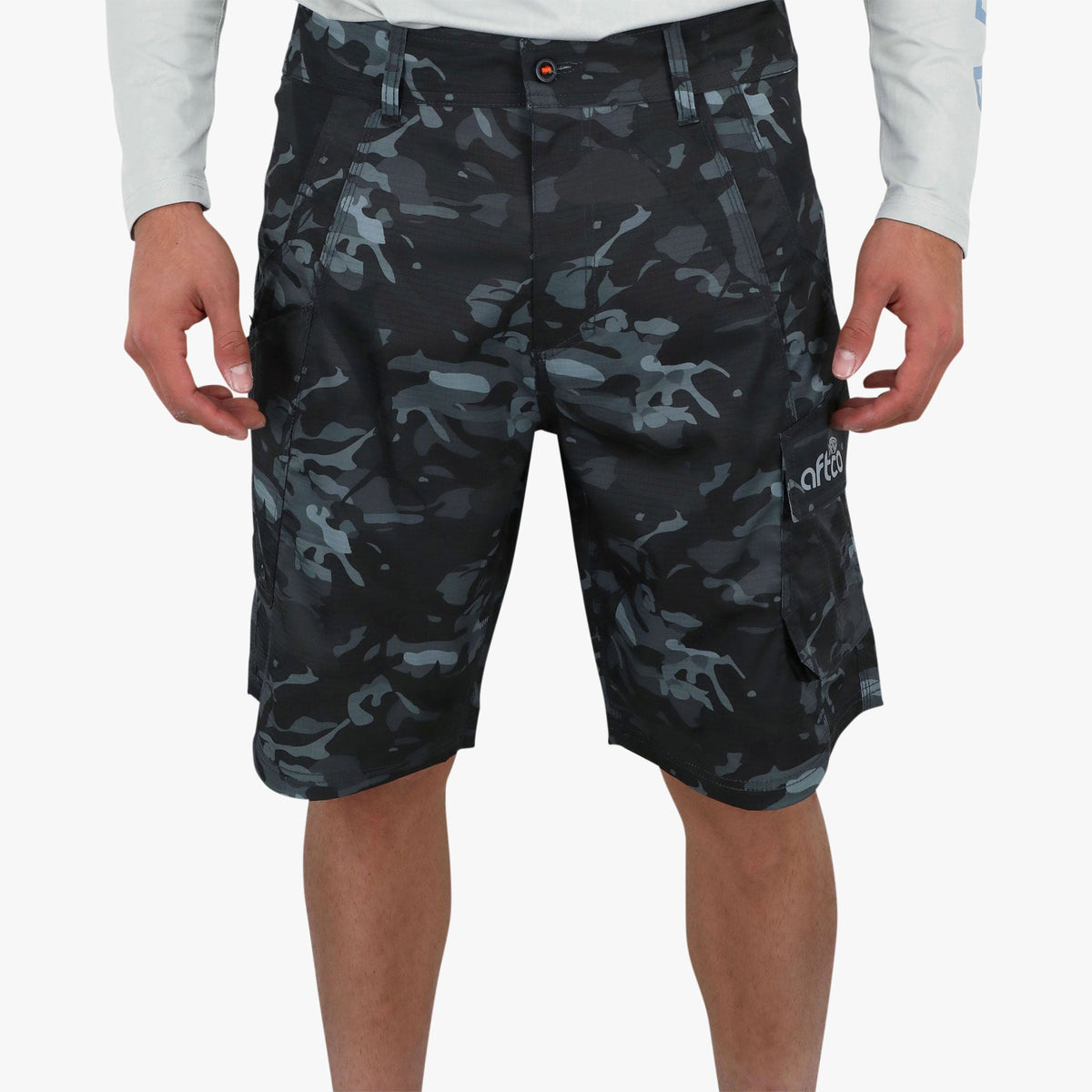 Black Camo Tactical Camo Fishing Shorts - AFTCO / AFTCO Top Pick