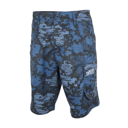 Navy Digi Camo Tactical Camo Fishing Shorts - AFTCO / AFTCO Deals
