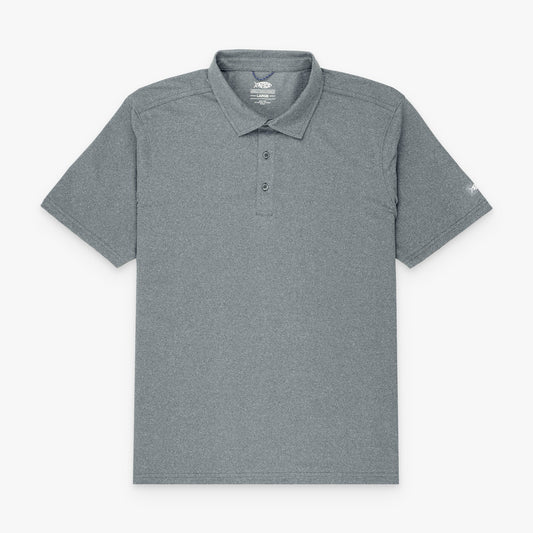 Charcoal Heather Air O Mesh Performance Polo / AFTCO Sale
