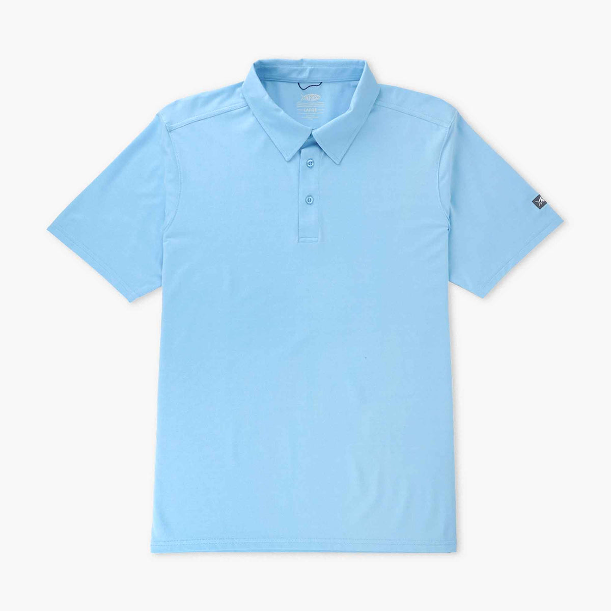 Charcoal Heather Air O Mesh Performance Polo / AFTCO Sale