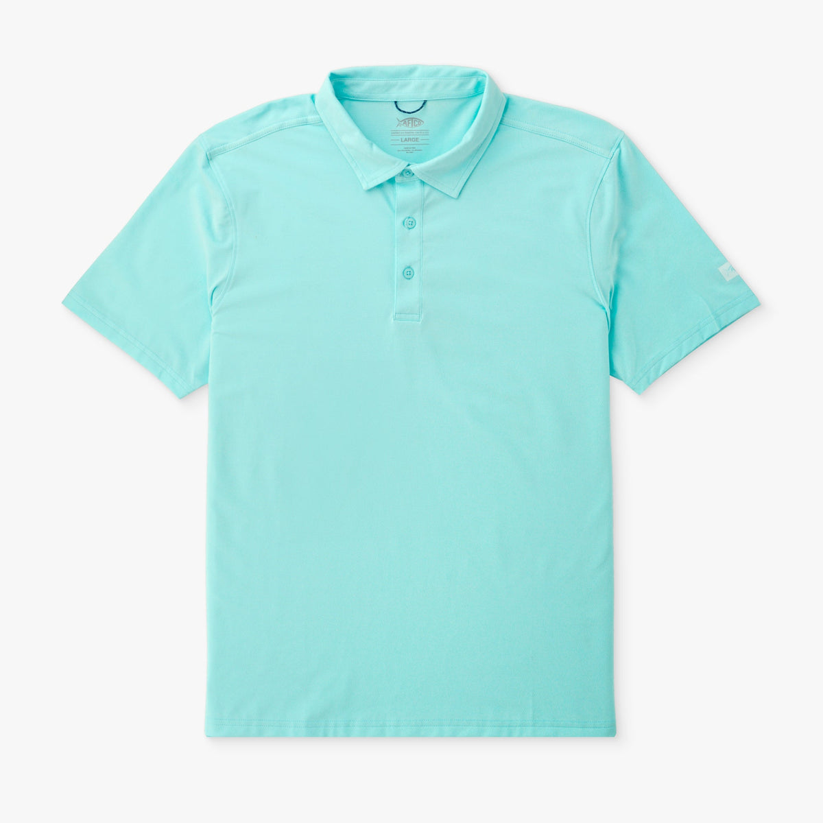 Charcoal Heather Air O Mesh Performance Polo / AFTCO Sale