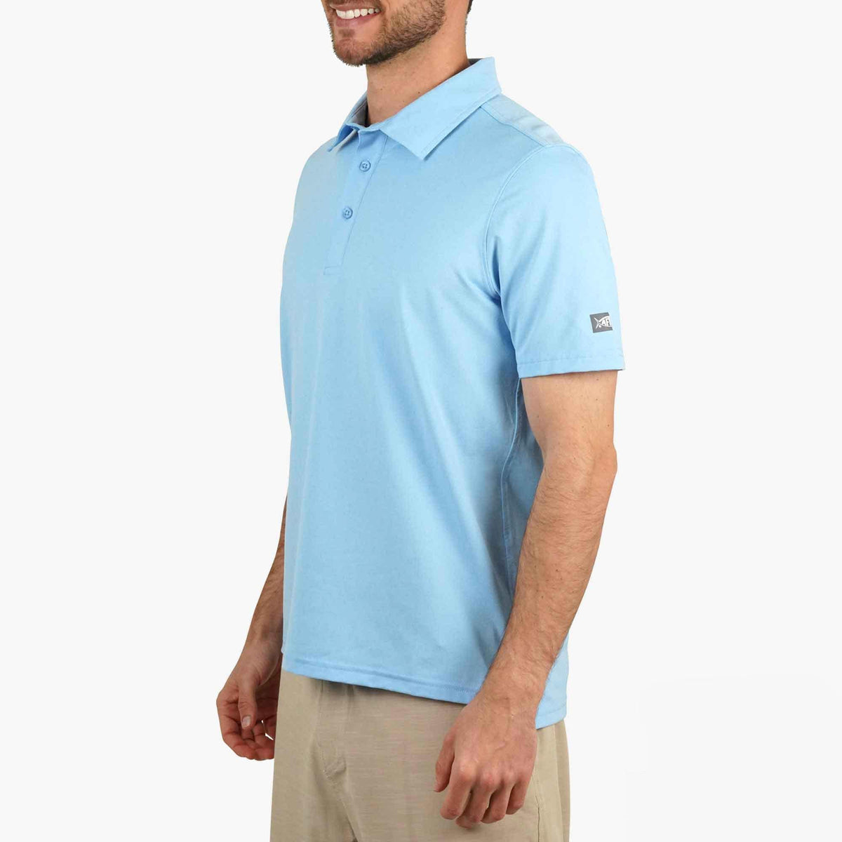 Charcoal Heather Air O Mesh Performance Polo / AFTCO Sale