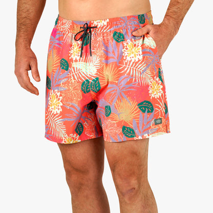 Coral Strike Printed Swim Trunks / AFTCO Value