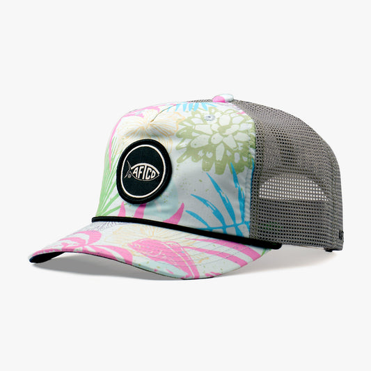 Quiet Tide Big 3 Fishing Trucker Hat / AFTCO Sale