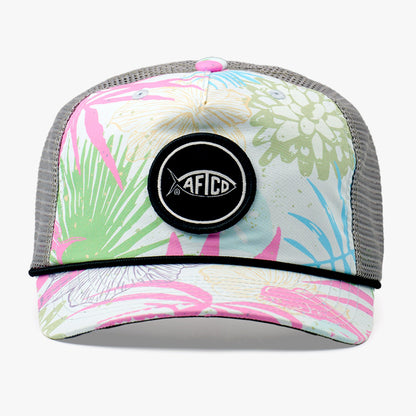 Quiet Tide Big 3 Fishing Trucker Hat / AFTCO Sale