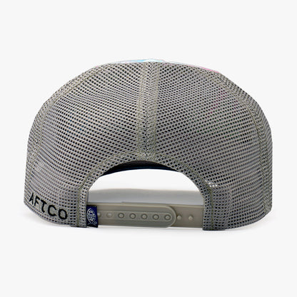 Quiet Tide Big 3 Fishing Trucker Hat / AFTCO Sale
