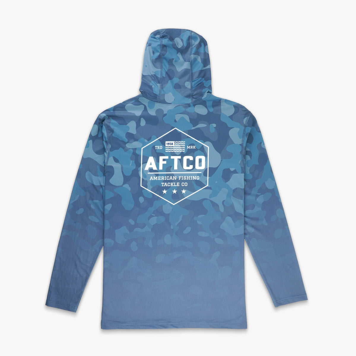 Air Force OG Camo OG Camo UVX LS Hooded Fishing Shirt / AFTCO Best Seller