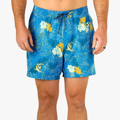 Blue Water Strike Printed Swim Trunks / AFTCO Customer Favorite