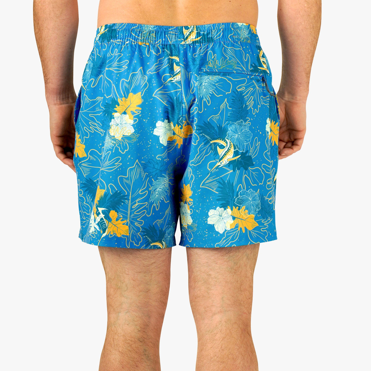 Blue Water Strike Printed Swim Trunks / AFTCO Customer Favorite