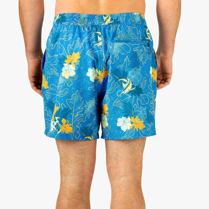 Blue Water Strike Printed Swim Trunks / AFTCO Customer Favorite