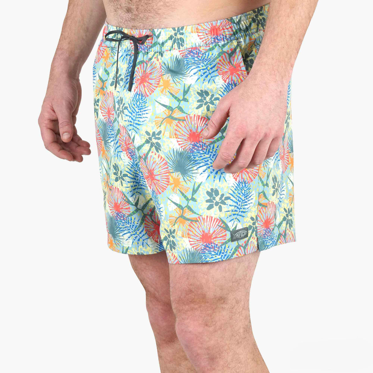 Elfin Yellow Strike Swim Shorts / AFTCO Great Value