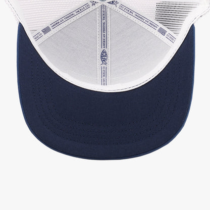 Navy Wavy Low Profile Fishing Hat / AFTCO Trusted
