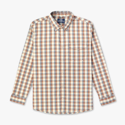 Jade Dust Portside LS Button Down Fishing Shirt / AFTCO Exclusive