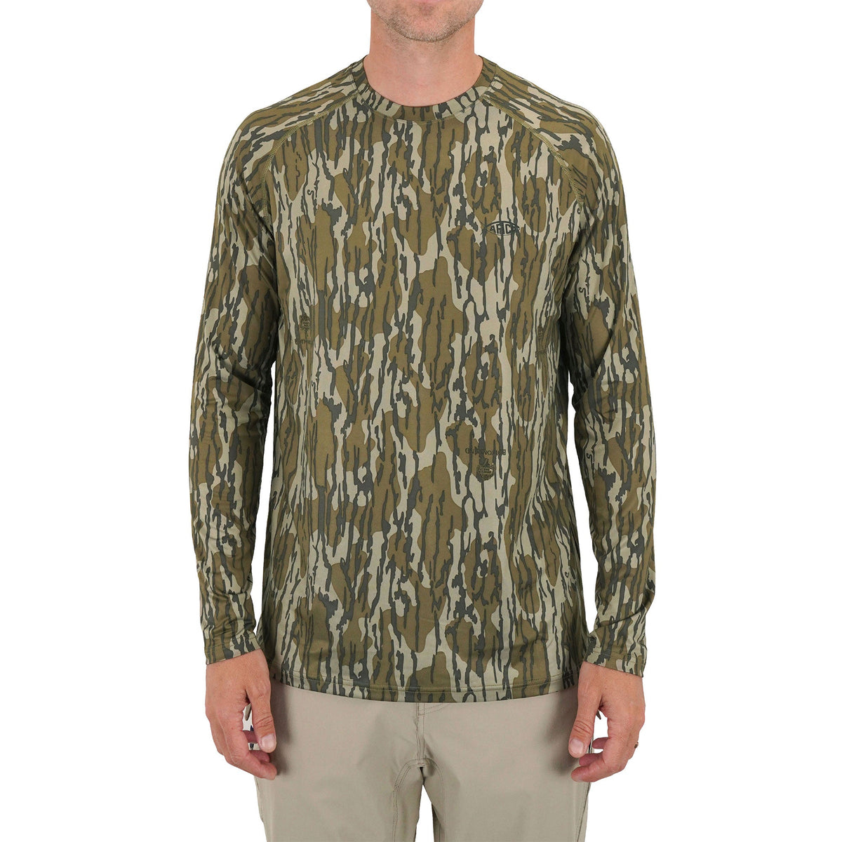 Shadow Grass Habitat Mossy Oak® Camo LS Performance Shirt / AFTCO Special Offer