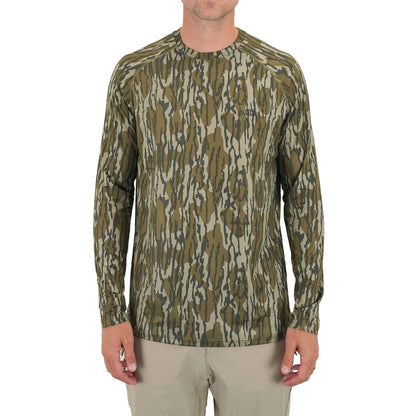 Shadow Grass Habitat Mossy Oak® Camo LS Performance Shirt / AFTCO Special Offer