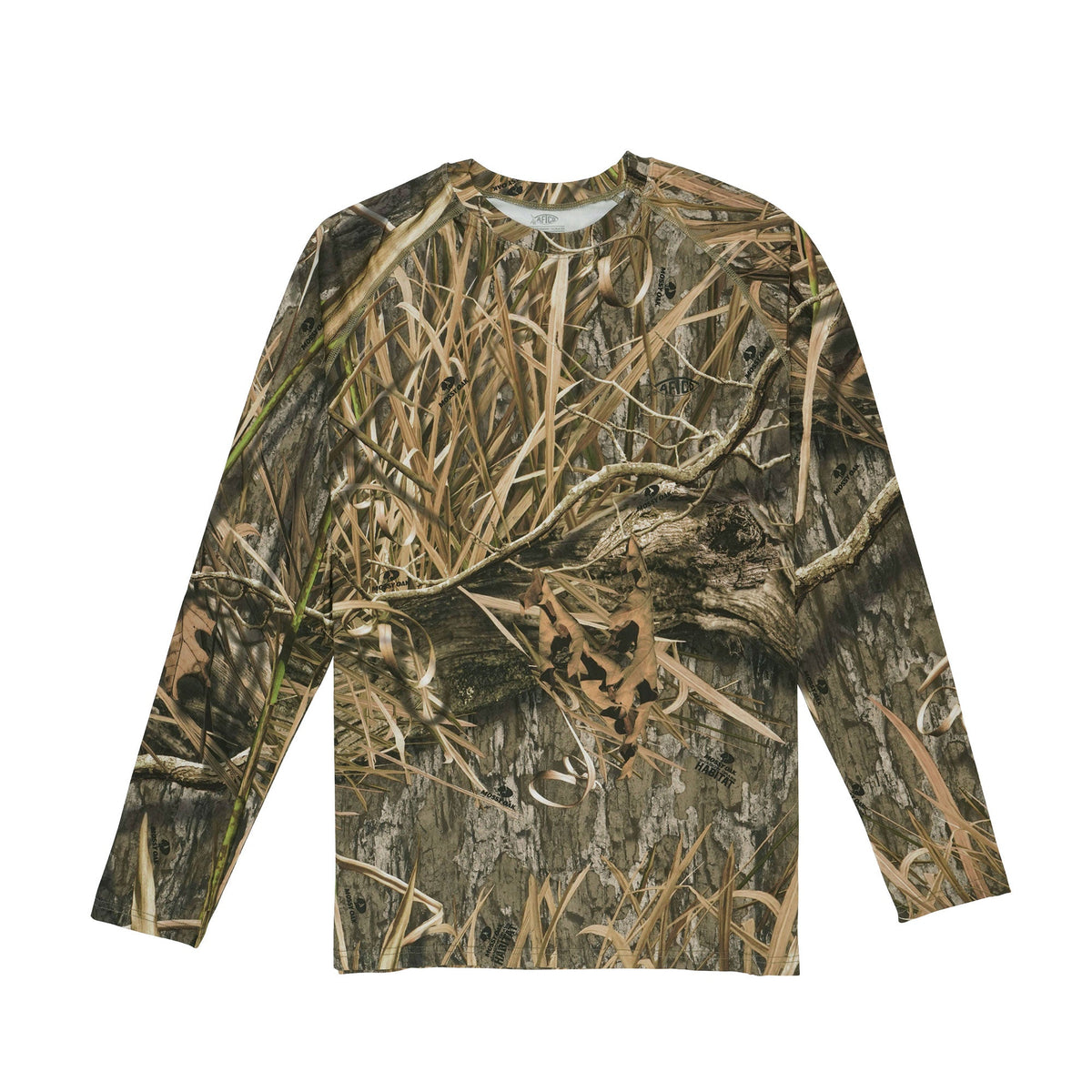 Shadow Grass Habitat Mossy Oak® Camo LS Performance Shirt / AFTCO Special Offer