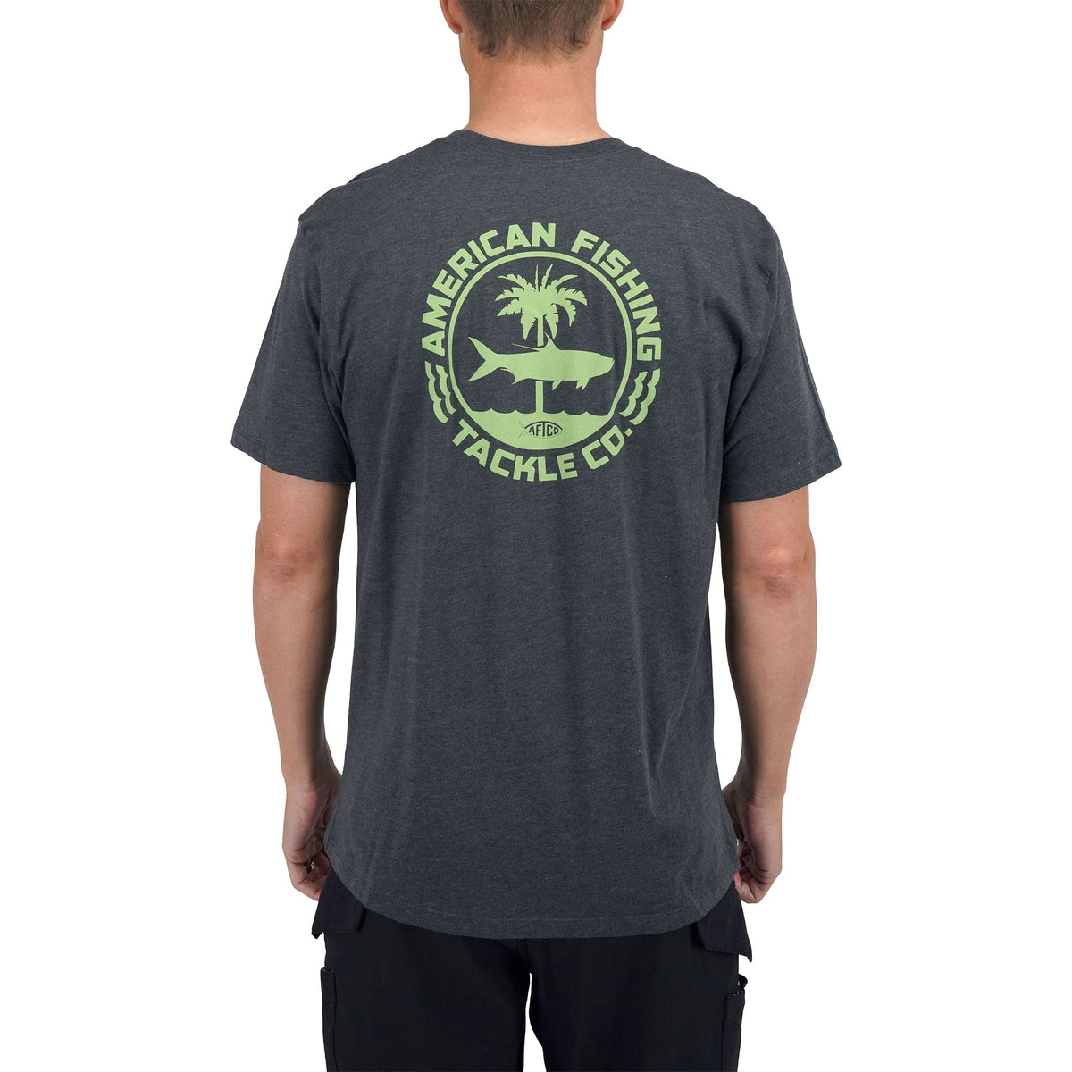 Charcoal Heather Facepalm SS T-Shirt / AFTCO Recommended