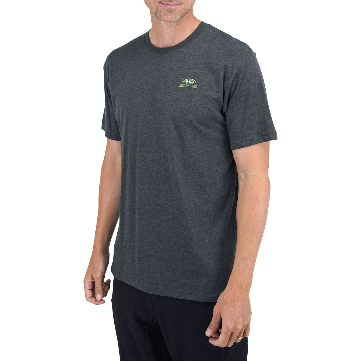 Charcoal Heather Facepalm SS T-Shirt / AFTCO Recommended