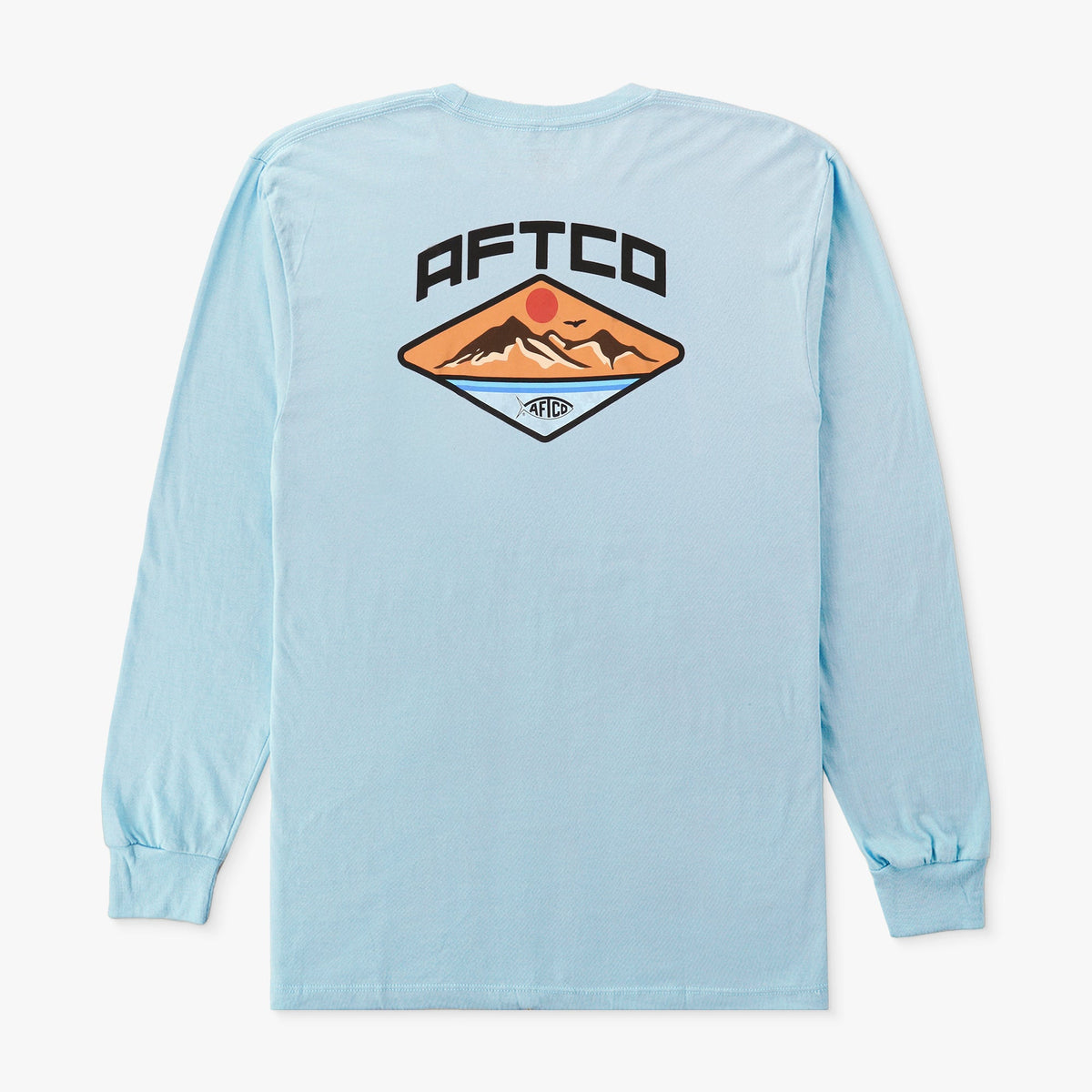 Bluesteel Heather Holiday LS T-Shirts / AFTCO Exclusive