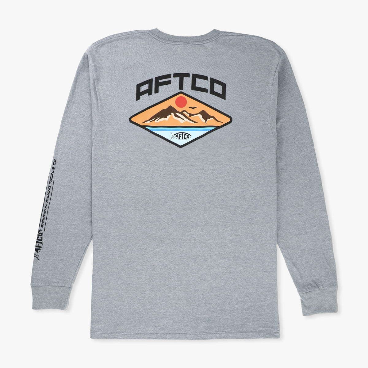 Bluesteel Heather Holiday LS T-Shirts / AFTCO Exclusive
