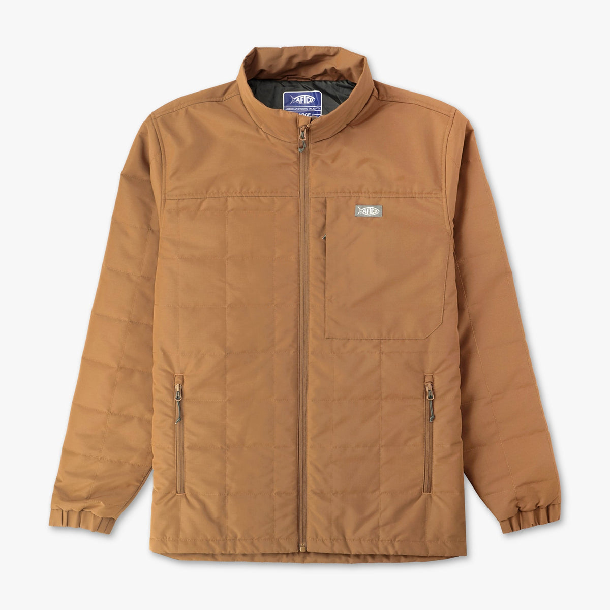 Rubber Crosswind Insulated Fishing Puffer Jacket / AFTCO Customer Favorite