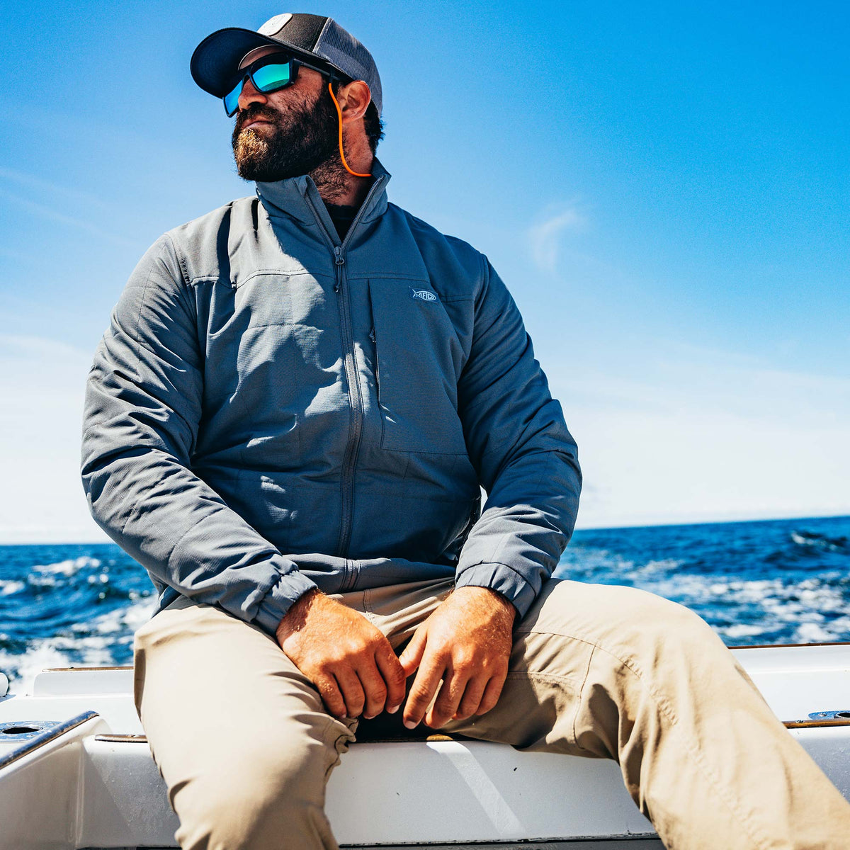Rubber Crosswind Insulated Fishing Puffer Jacket / AFTCO Customer Favorite